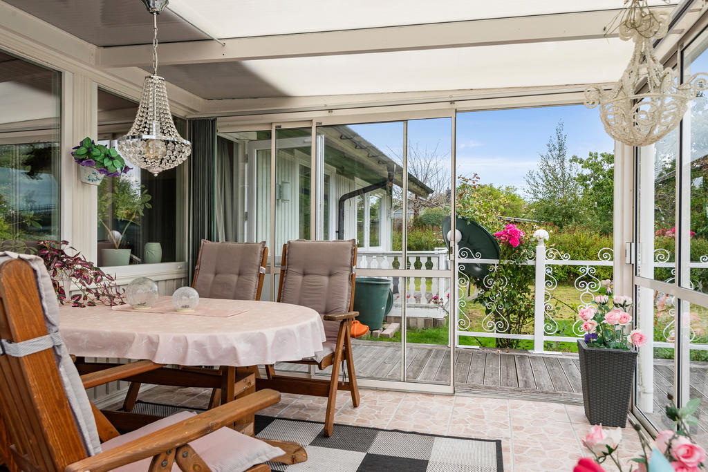 Uterummet är stort och har gott om plats till större matborg