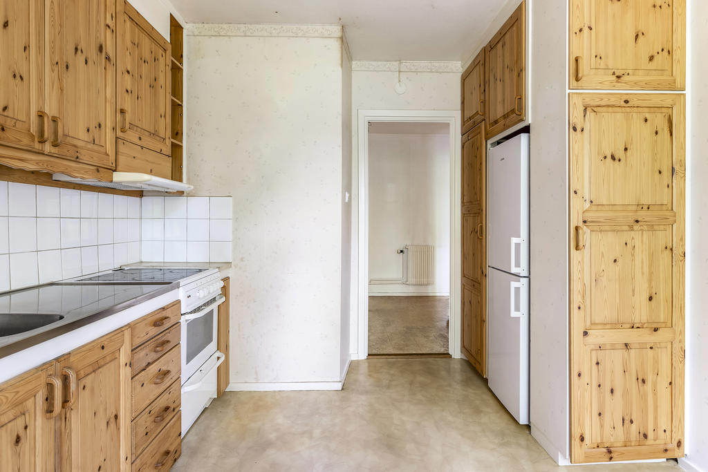 Kök mot hall