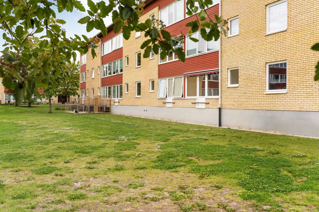 Möjlighet att bygga uteplats på baksidan