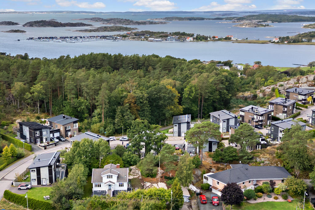 En modernt trea med villakänsla
