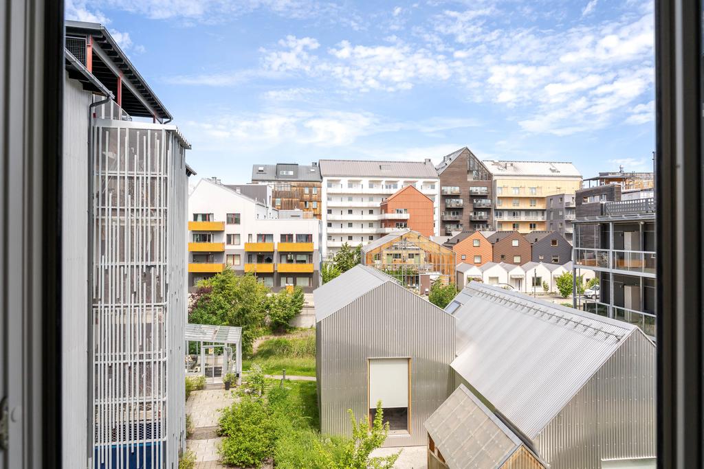 Utsikt över Vallastadens varierade arkitektur