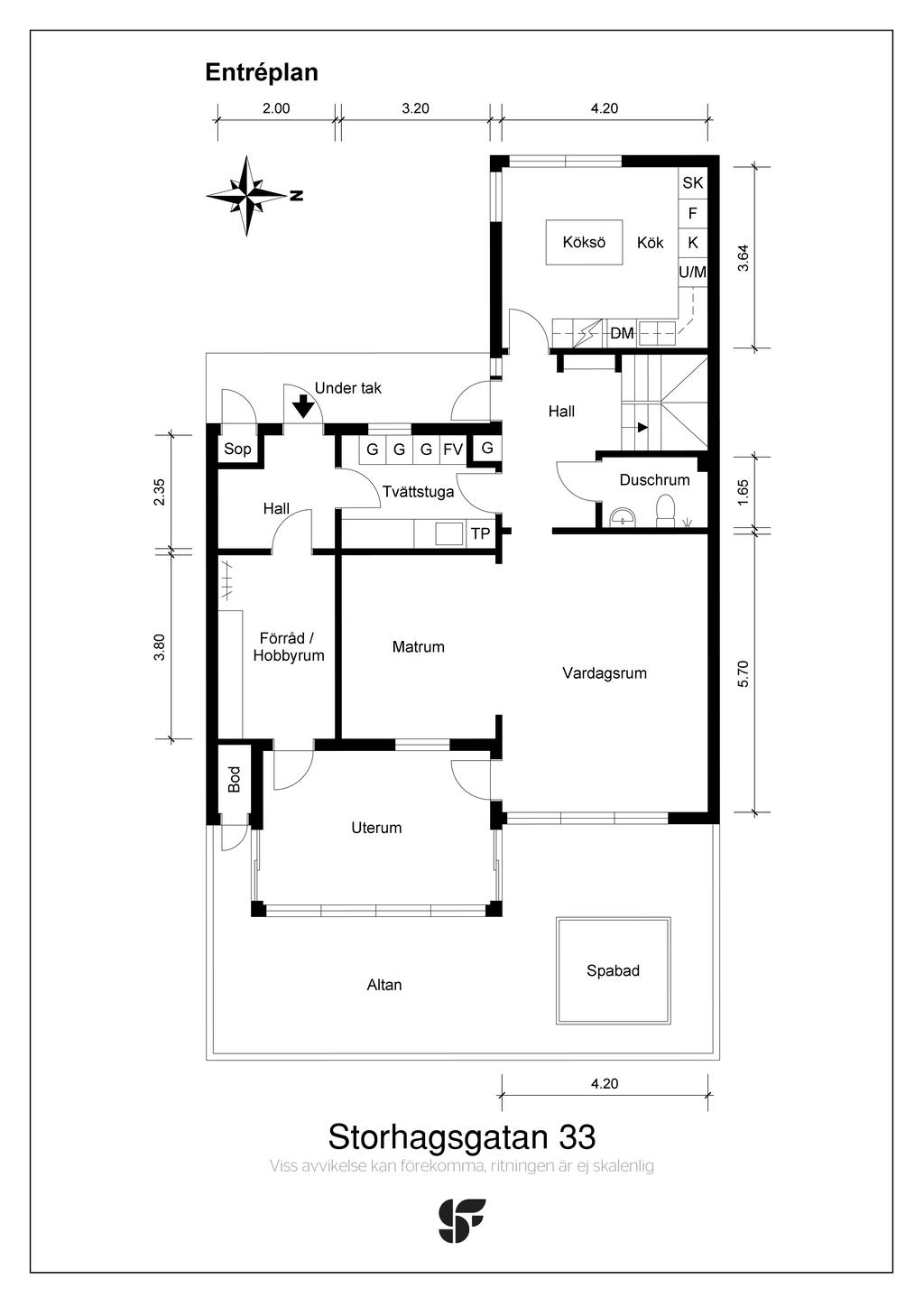 Planritning entréplan