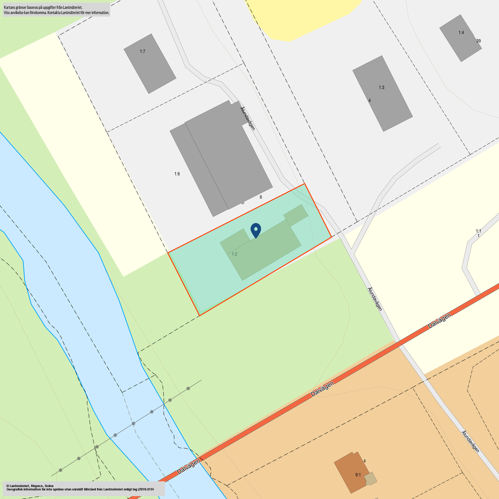 Fastighetskarta Ekbacken 1:2
