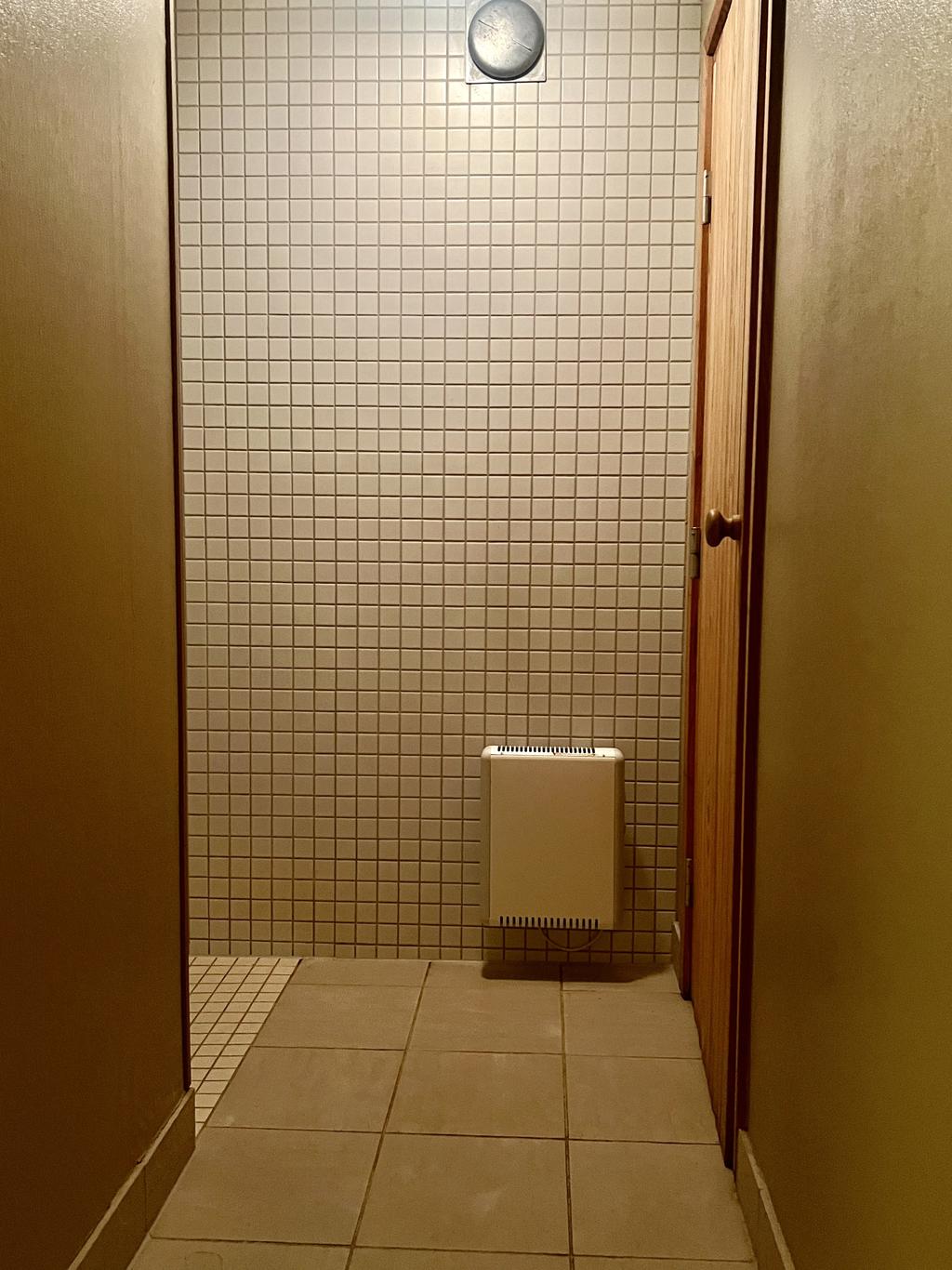 Dusch och bastu i källaren