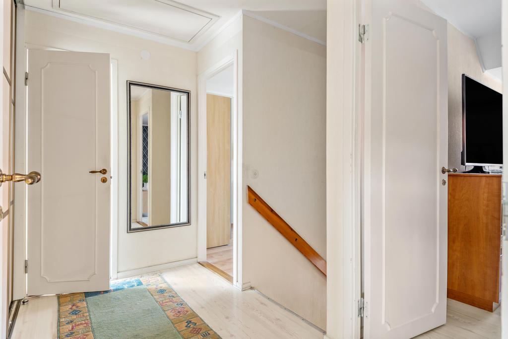 Hall på övre plan.