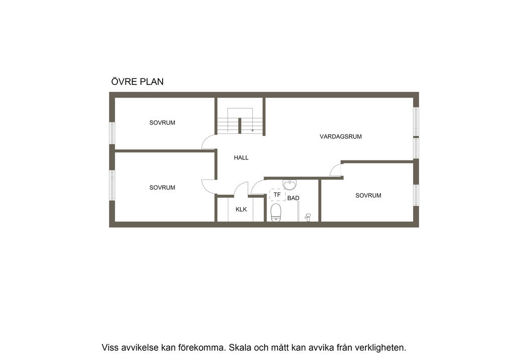 Planlösning övre plan