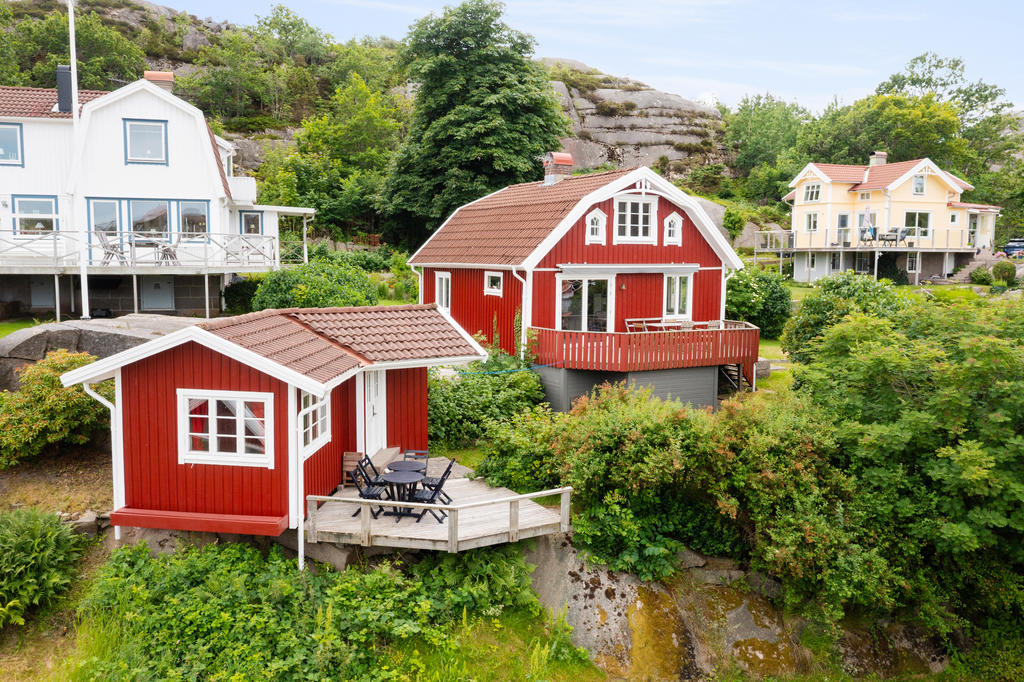 Första gästhuset byggt på en liten bohuslänsk klippa