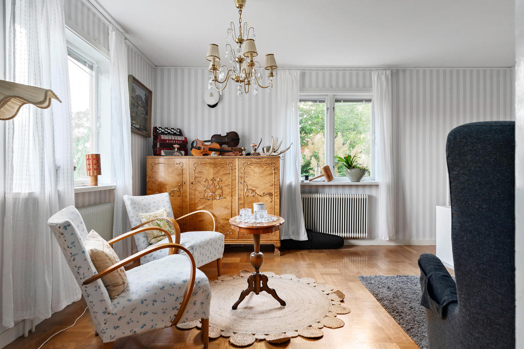 Vardagsrum i gårdshuset
