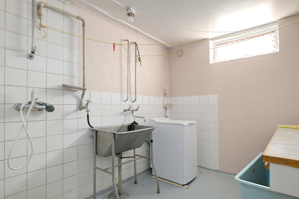 Tvättavdelning källaren