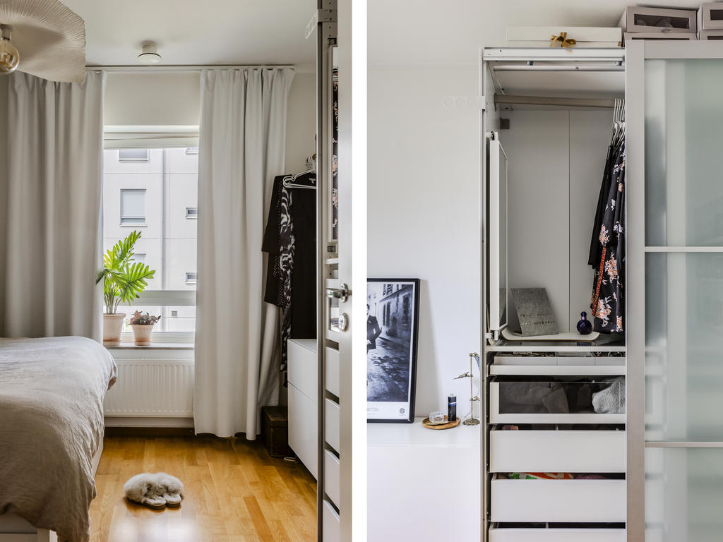 Detaljbild sovrum