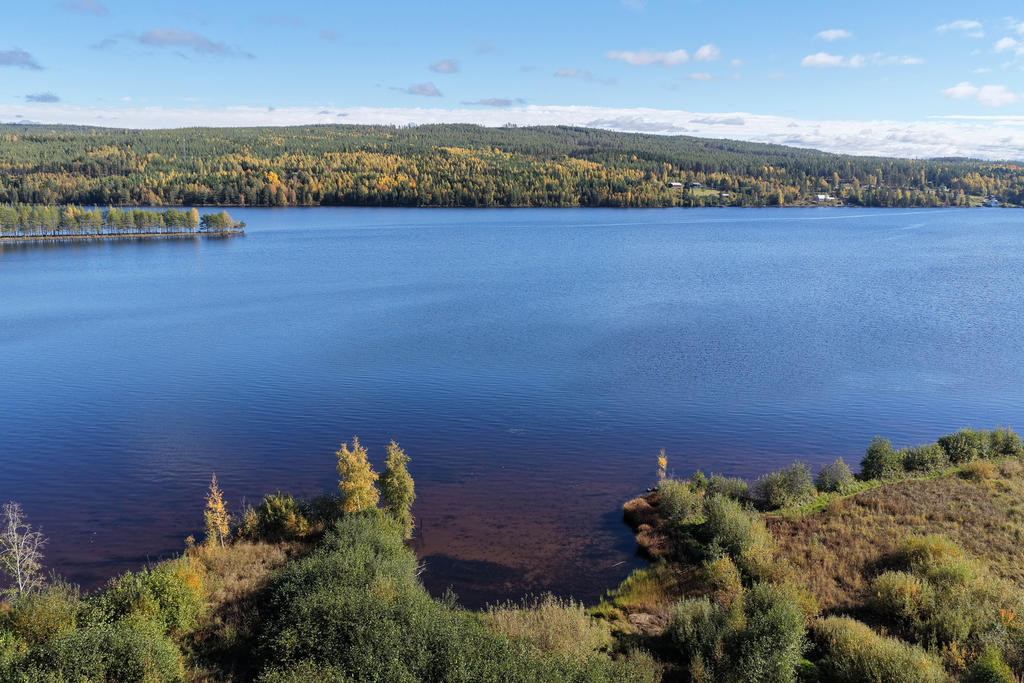 Vy över Ljusnan. 