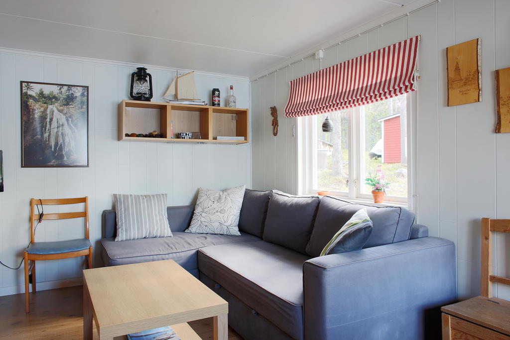Bäddsoffa i allrummet