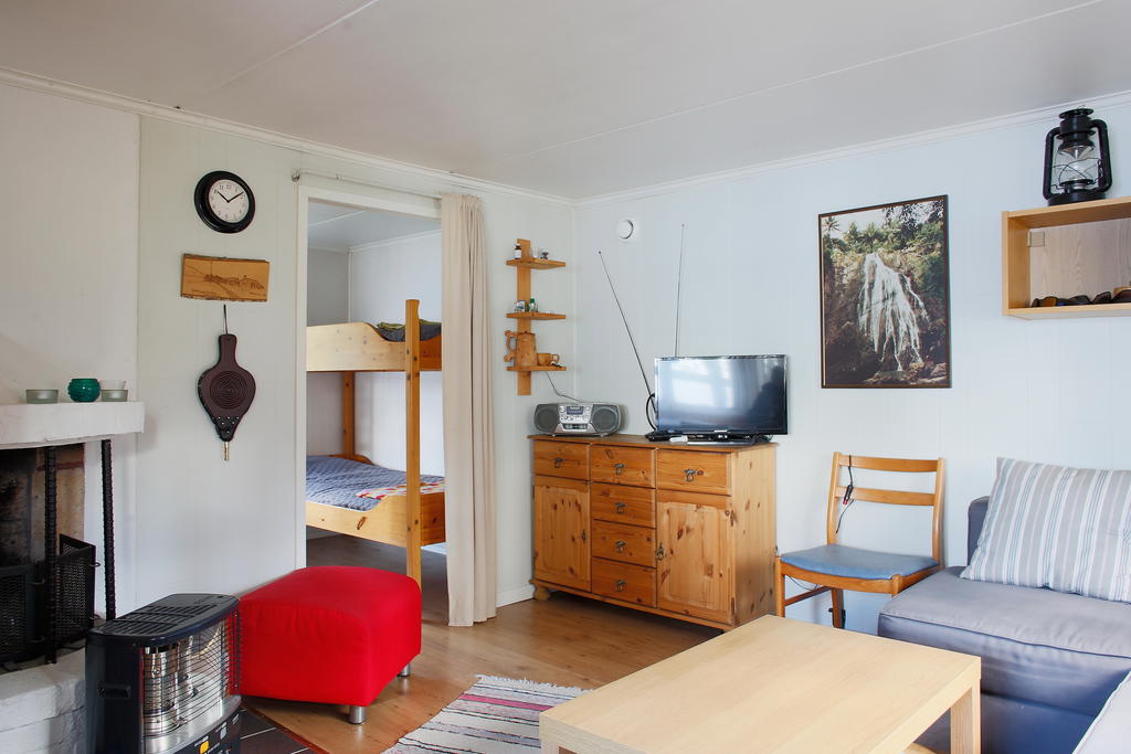 Allrum med öppen spis
