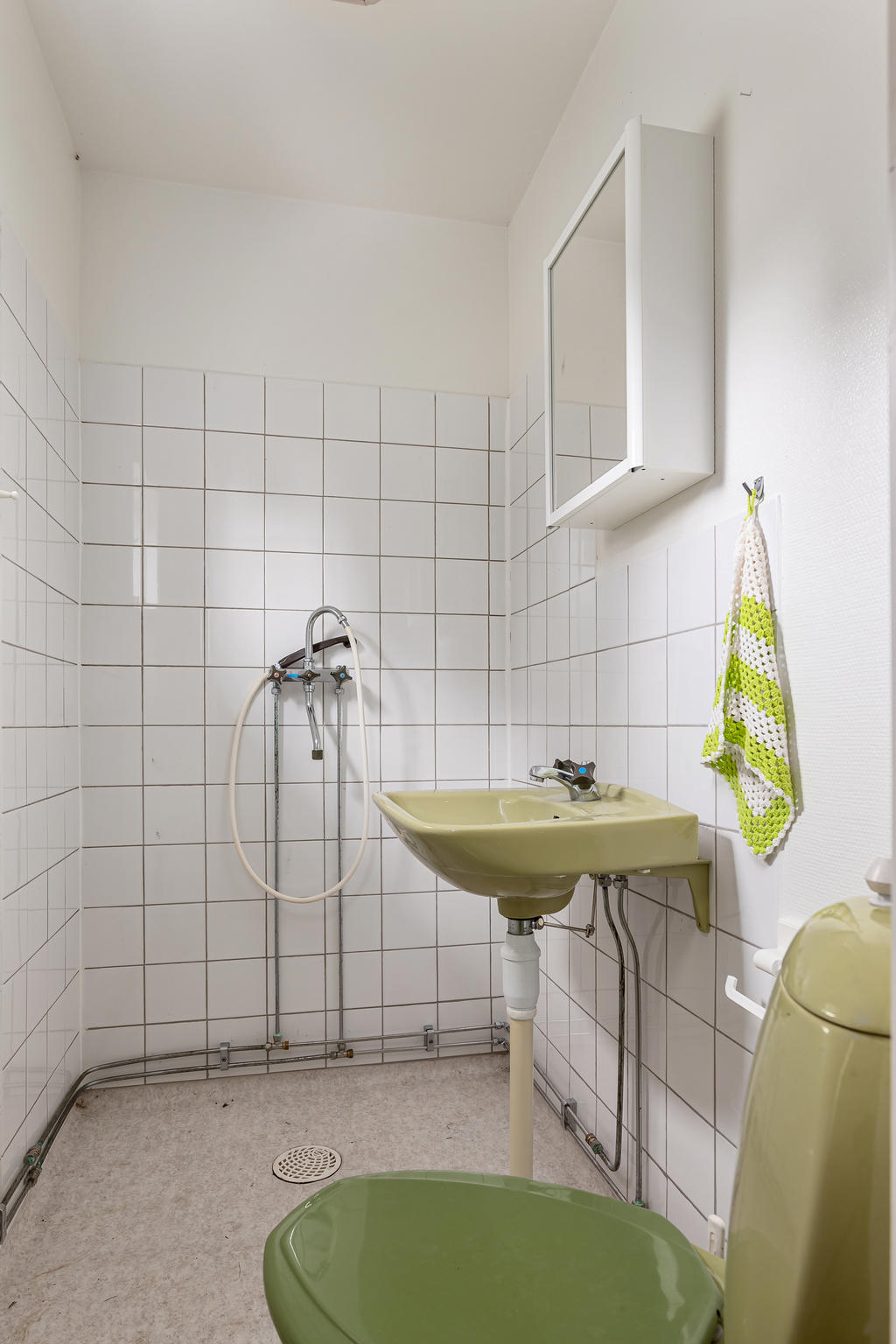 Duschrum i gästhuset