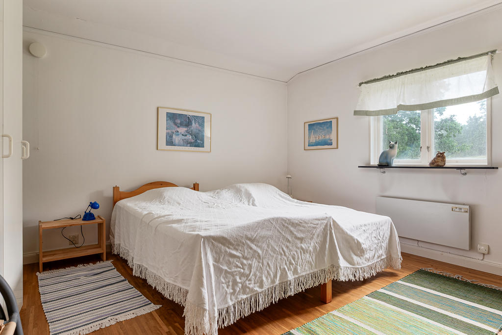 Stort sovrum i bostadshuset