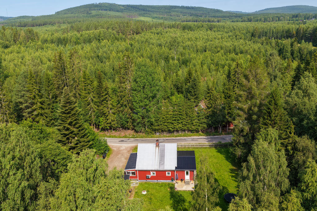 Vy från söder mot norr med Koldemoåsen i bakgrunden.
