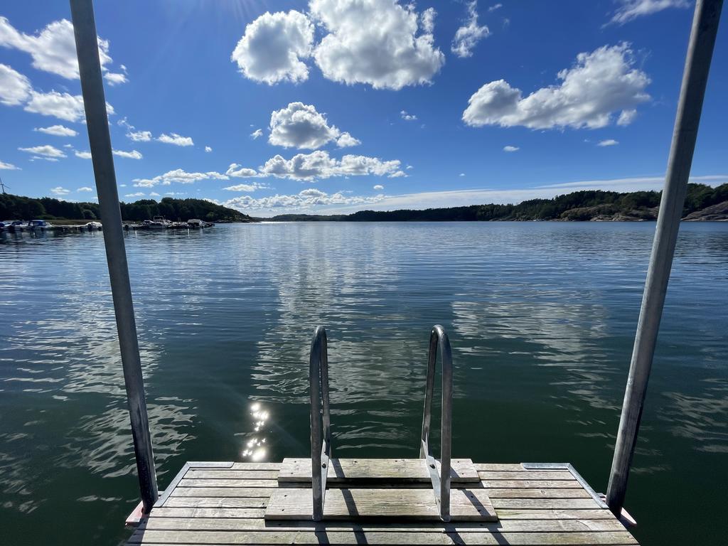 Sannäs badplats badstege.