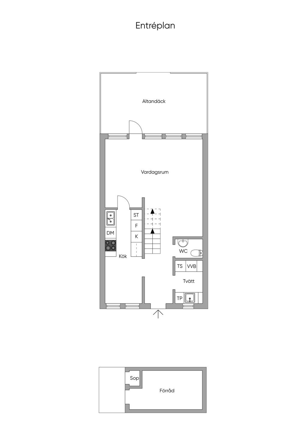 Planlösning entréplan