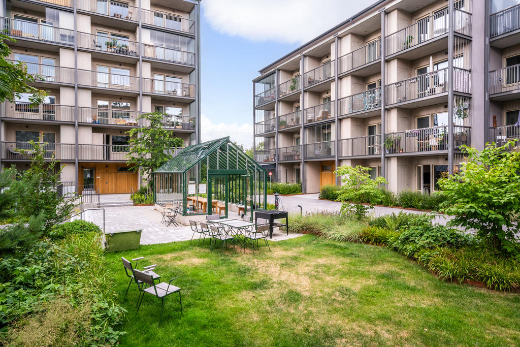 Föreningens vackra innergård