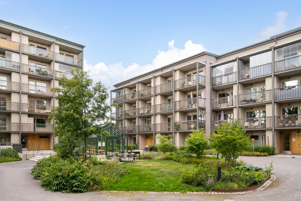 Föreningens vackra innergård