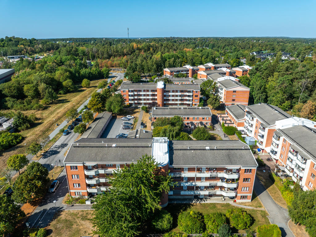 Drönarbild från öster