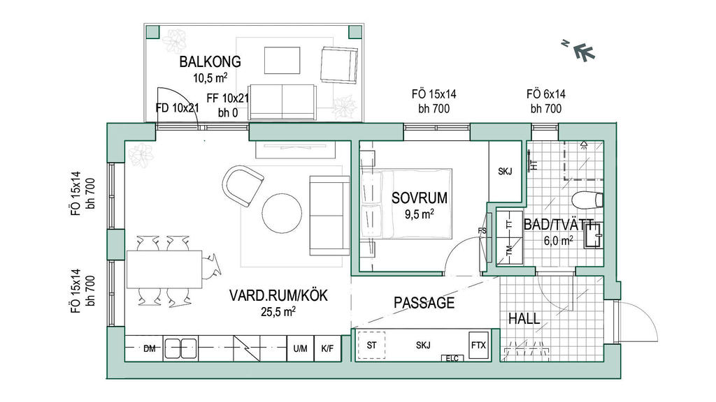 Planlösning