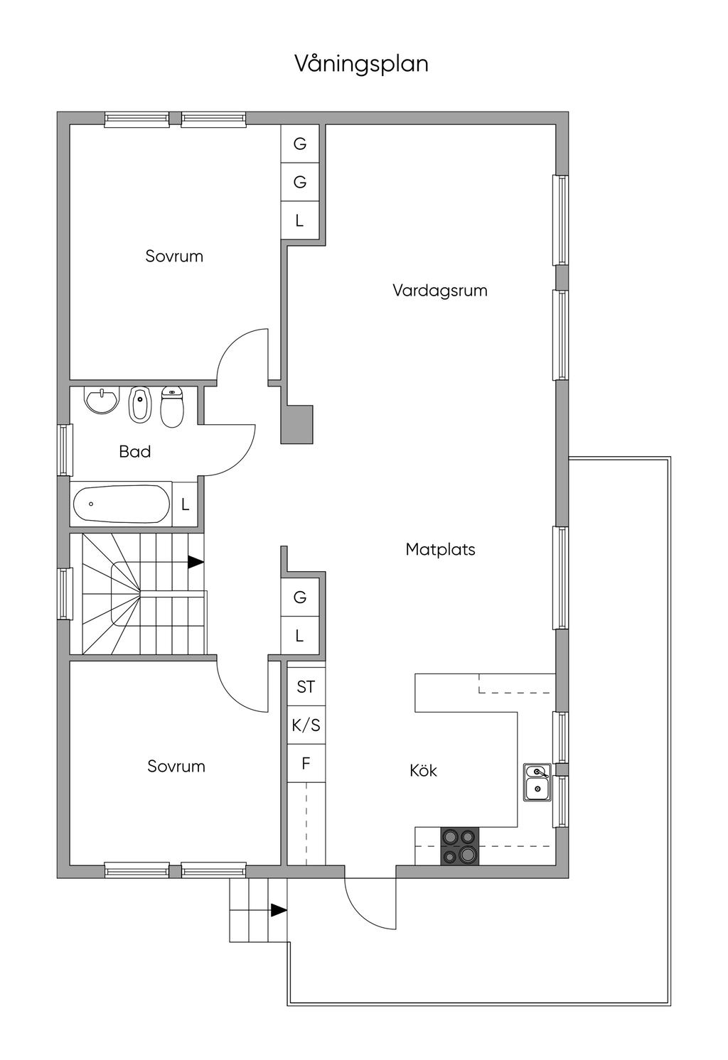 Övre plan