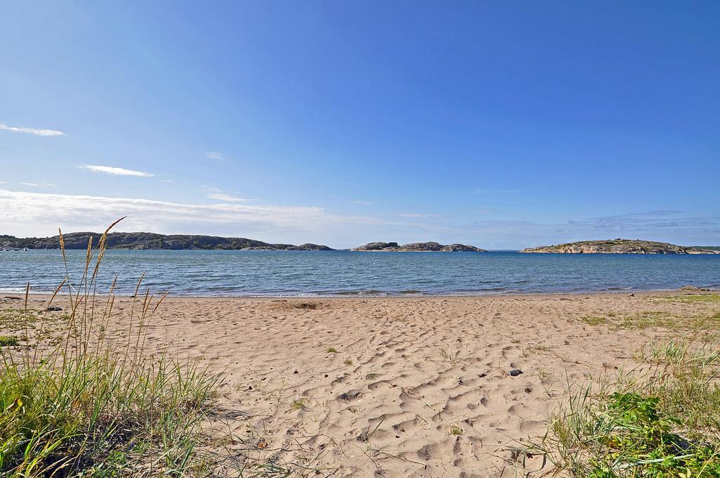 Miljöbild Vallbostrand sandstrand Resö