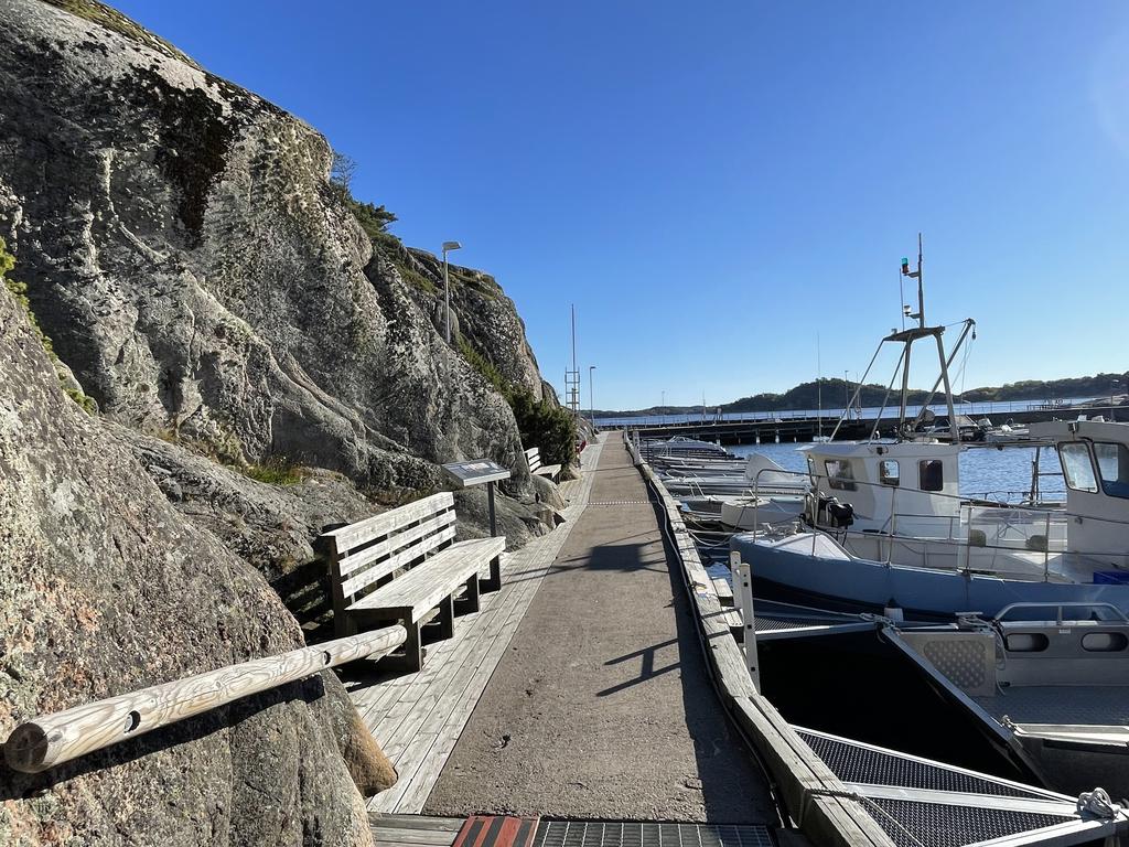 Miljöbild Resö hamn.
