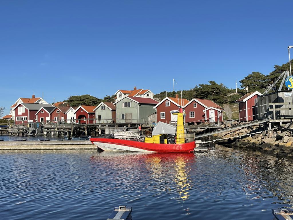 Miljöbild Resö hamn.