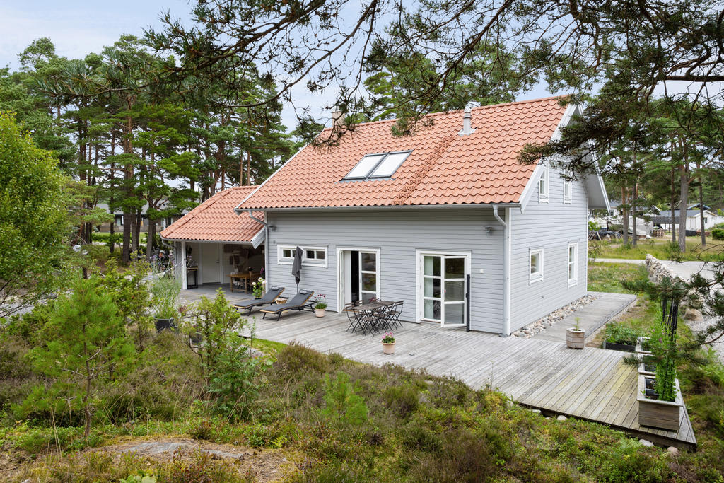 Baksidan huset.