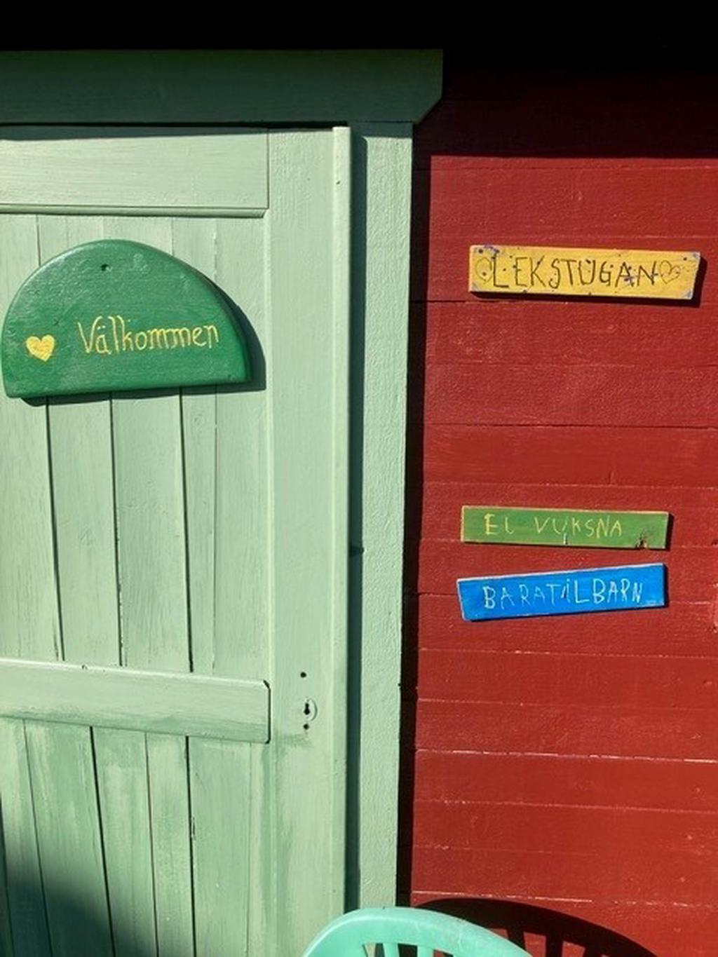Lekstugans dörr