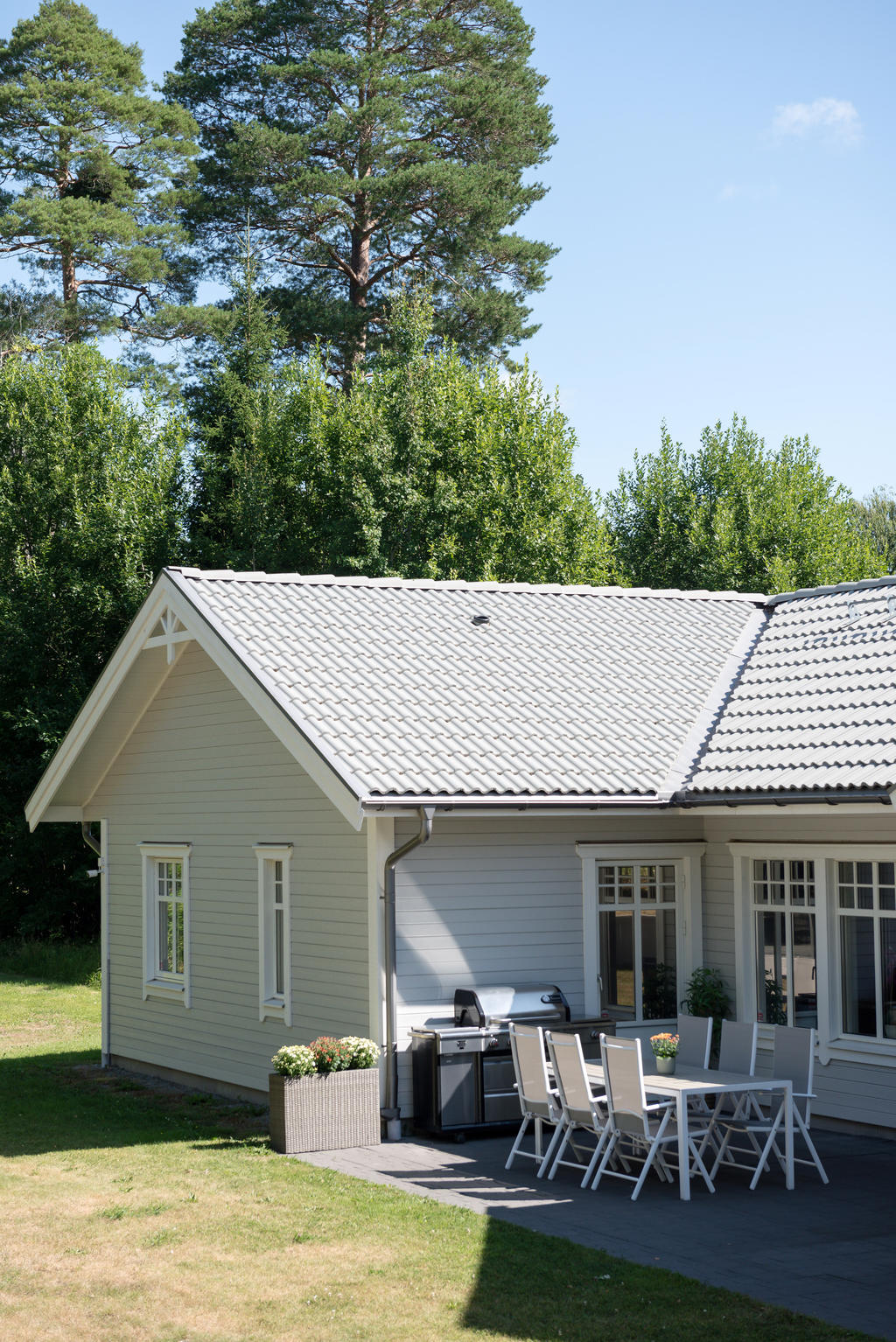 Uteplats på baksidan