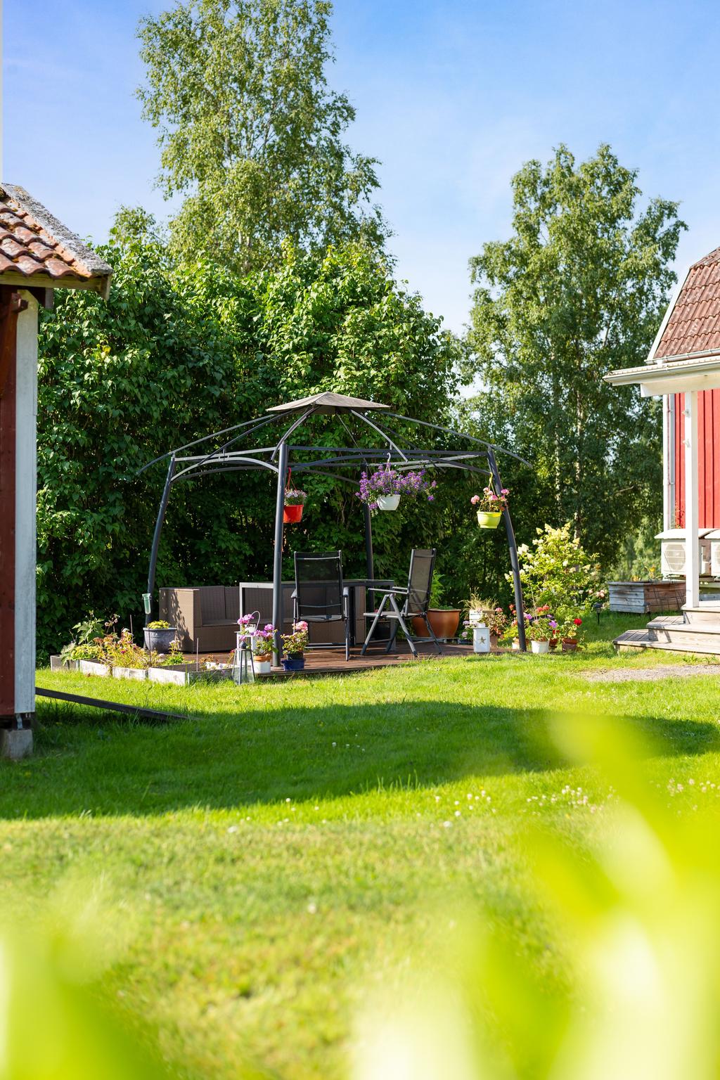 Pergola med trall
