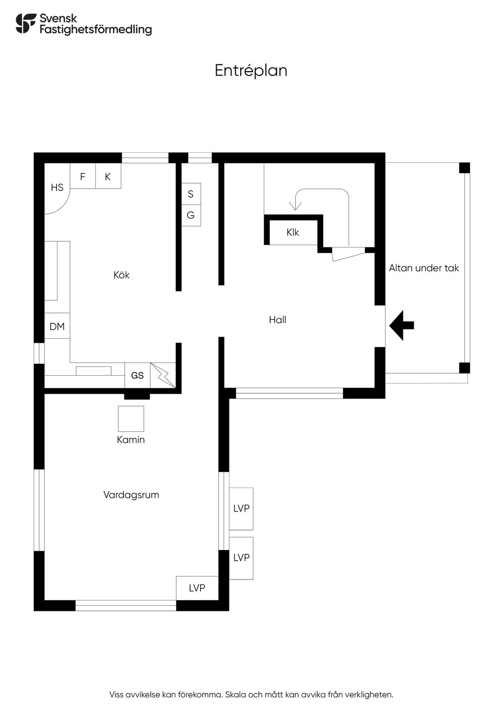 Planlösning - Entréplan
