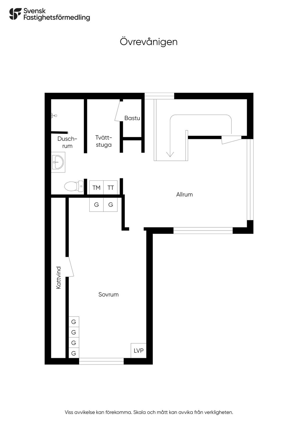 Planlösning - Övreplan