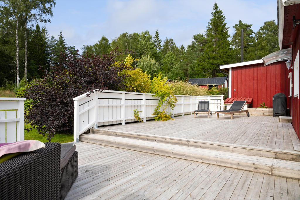 Härligt soldäck.
