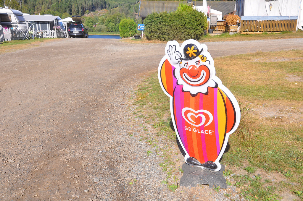 Miljöbild Bullarens camping.