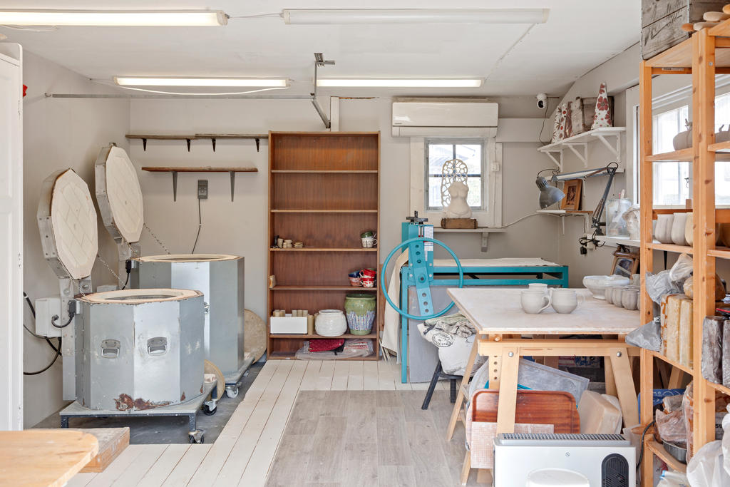 Keramikverkstaden i garaget