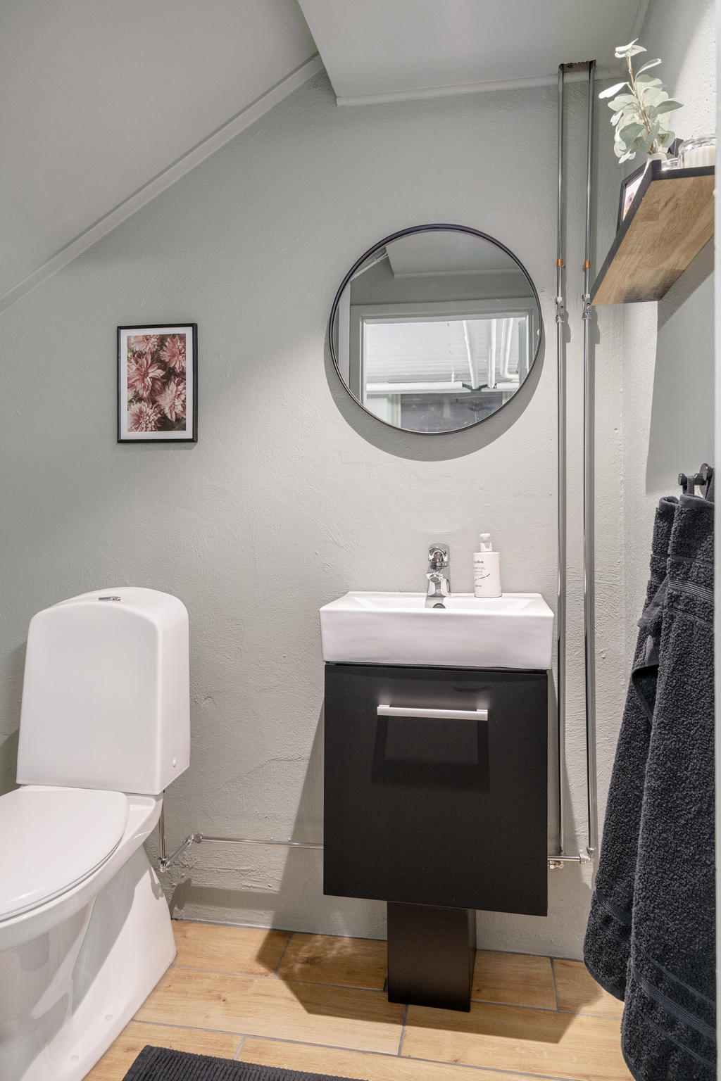 Gäst-wc i källaren
