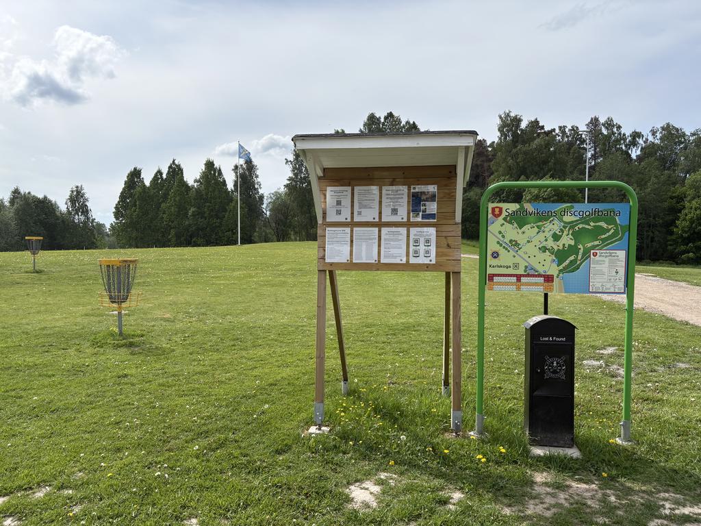 Discgolfbana i närheten