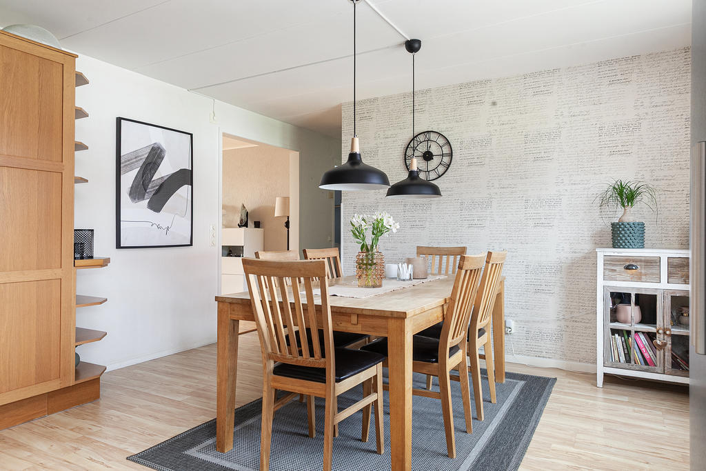 Semiöppen planlösning