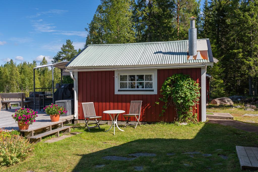 Sovstuga med kamin