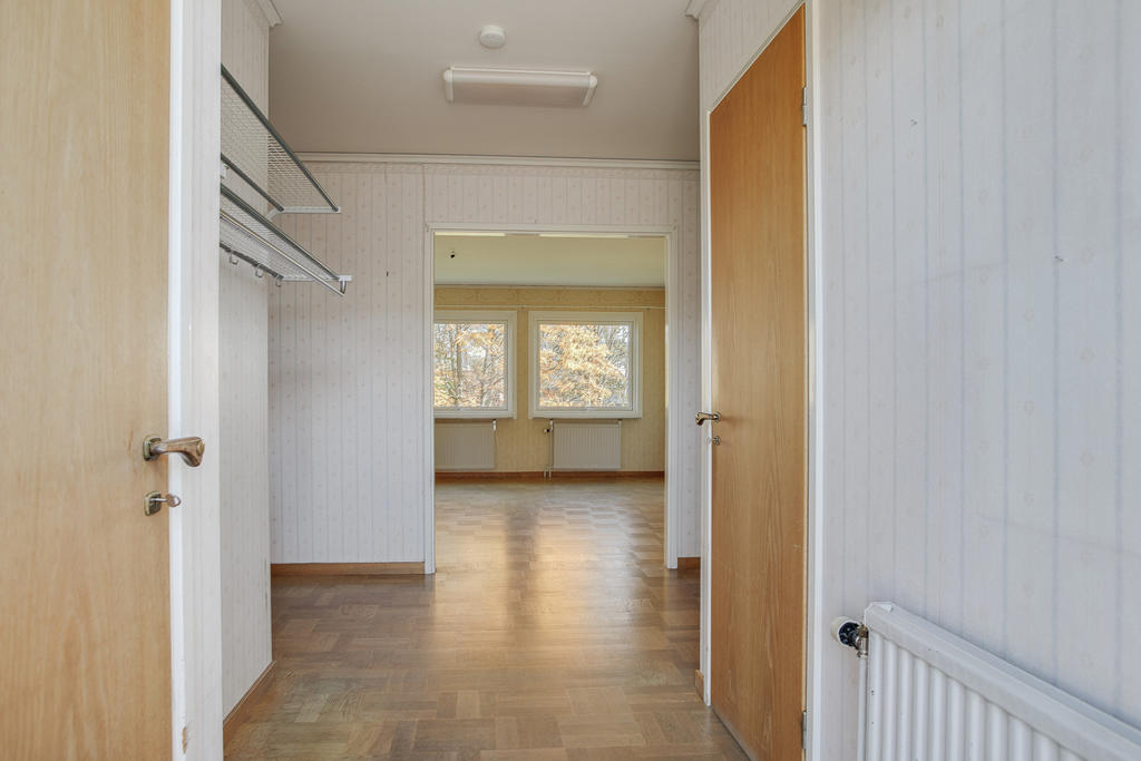 Vy från hall