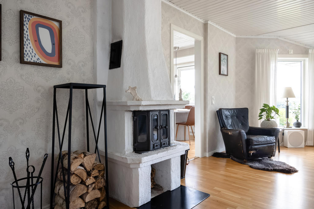 Värmande kamin