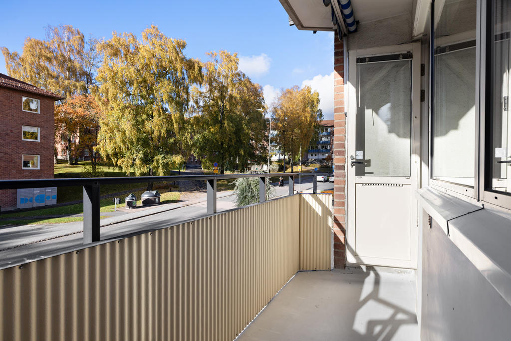Balkong i soligt sydvästläge