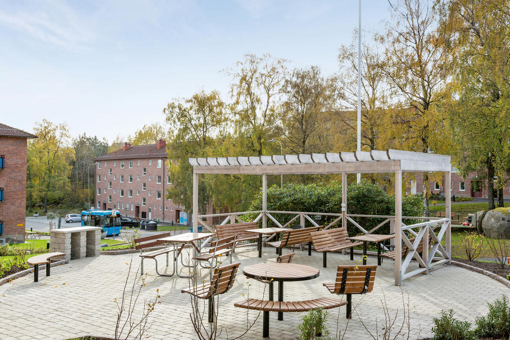 Plats för att sitta i området