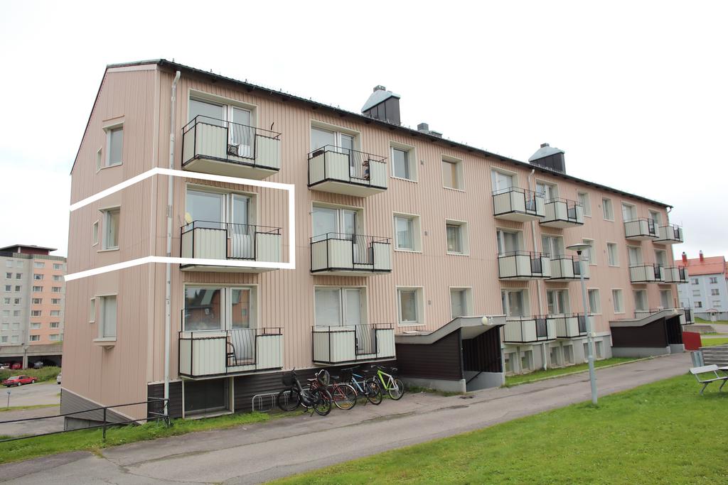 Lappgatan 7A och B, lägenheten är markerad