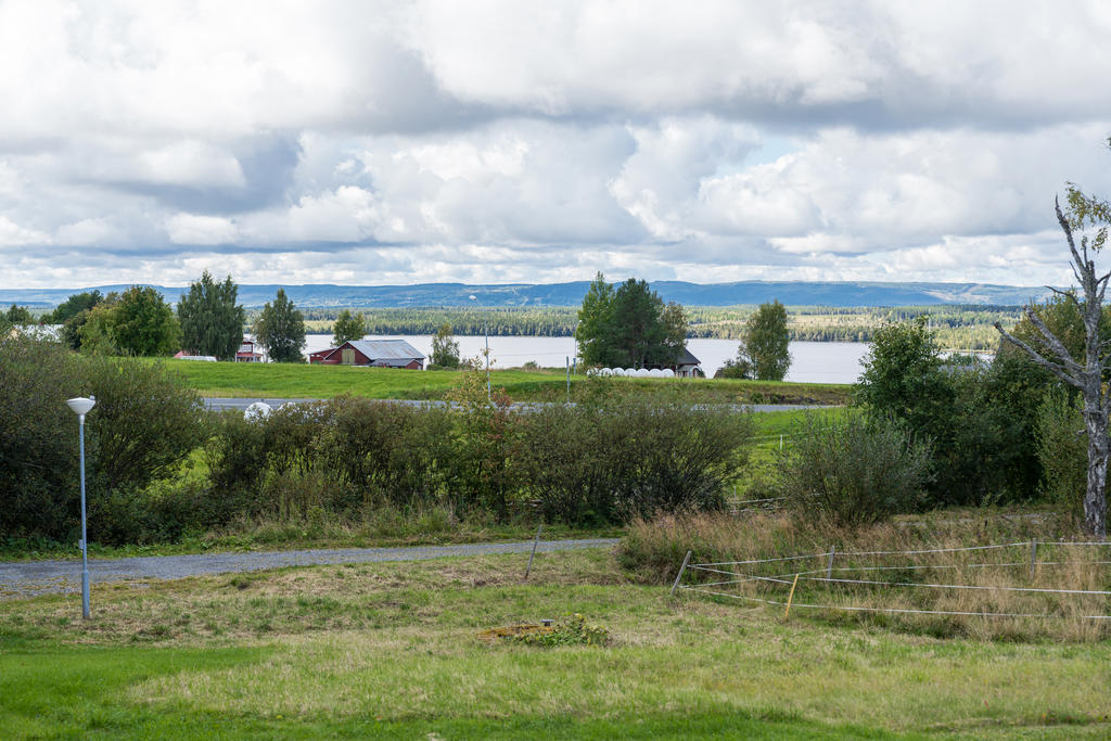 Utsikt mot storsjön från fastigheten 