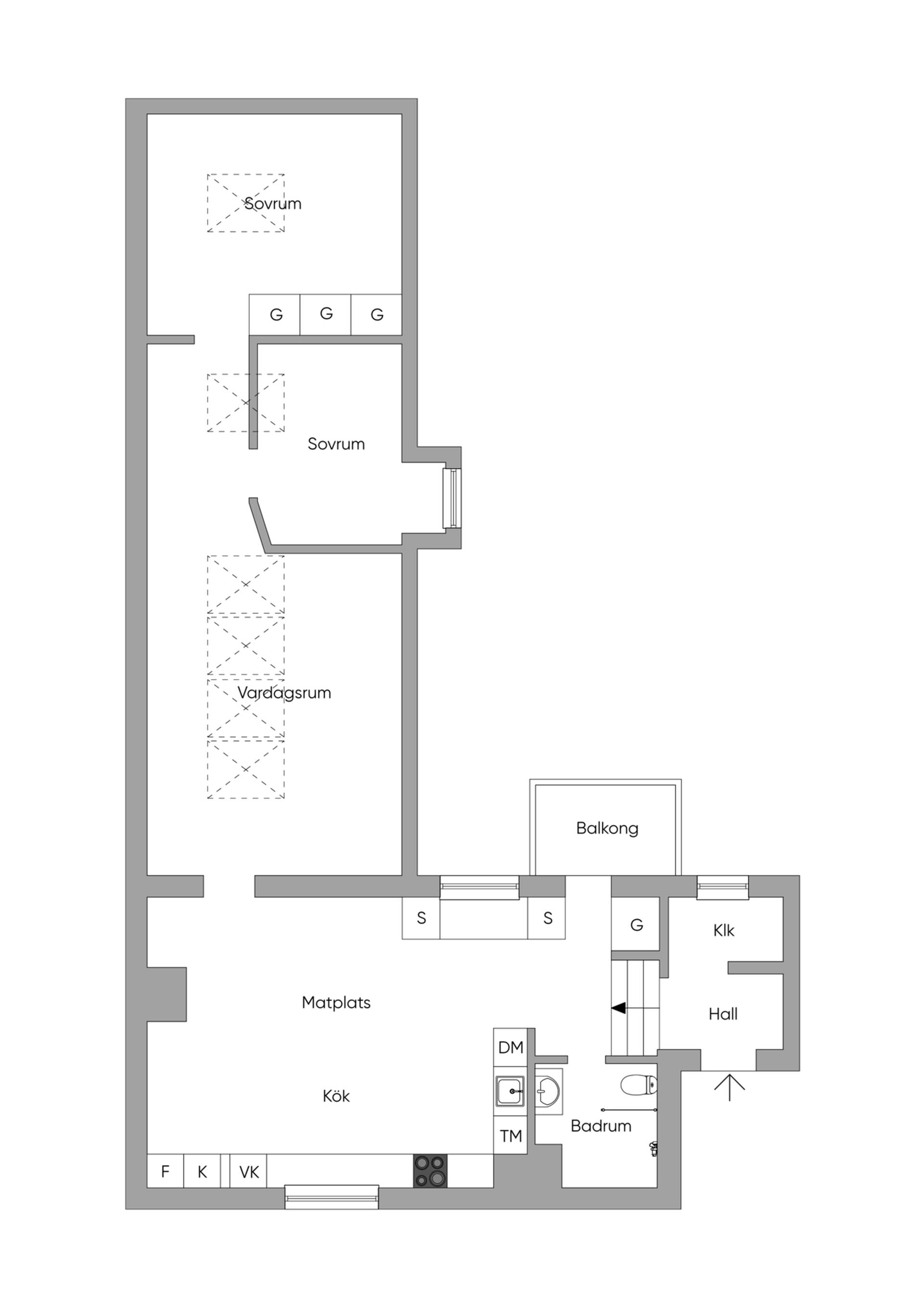 Apartment, 3 rooms, 83 m² in Stockholm